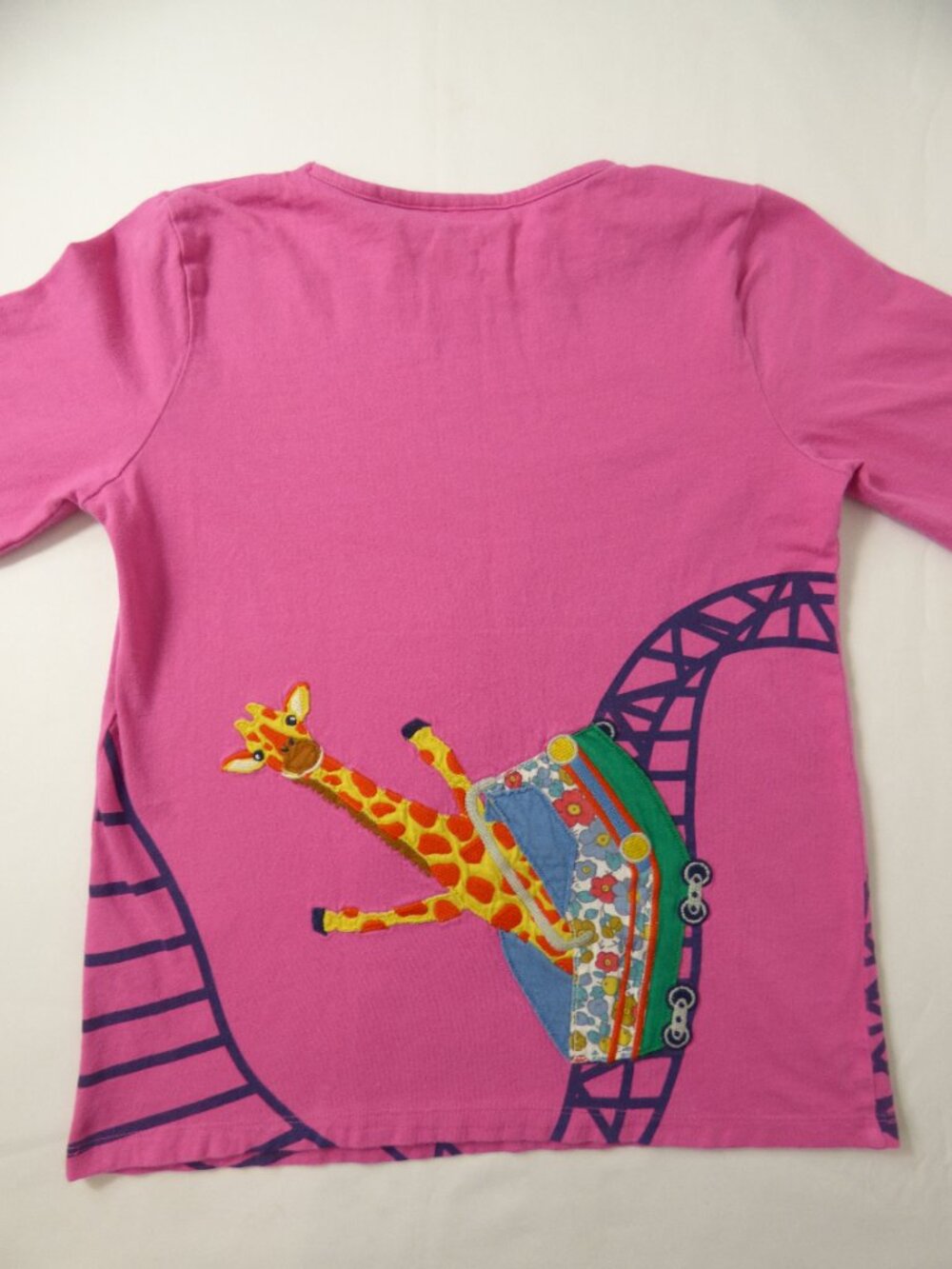 Mini Boden Girls' Shaggy-Lined Hoodie, Applique T-Shirt, & Stripe Shirt Set - Picture 6 of 11